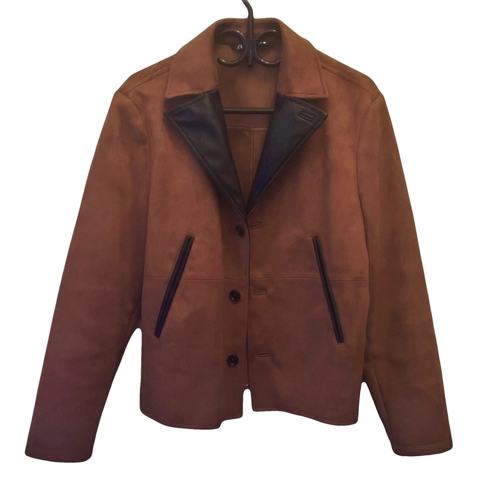 Zara man faux suede jacket